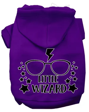 Little Wizard Screen Print Dog Hoodie Purple Xxl Little Wizard Screen Print Dog Hoodie Purple Xxl