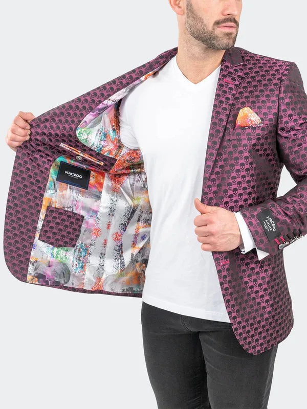 Maceoo Blazers.Maceo | Blazer SkullRepeat Pink