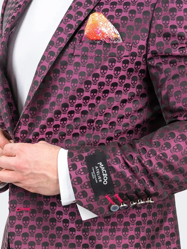 Maceoo Blazers.Maceo | Blazer SkullRepeat Pink