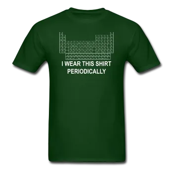 "I Wear this Shirt Periodically" (white) - Men's T-Shirt